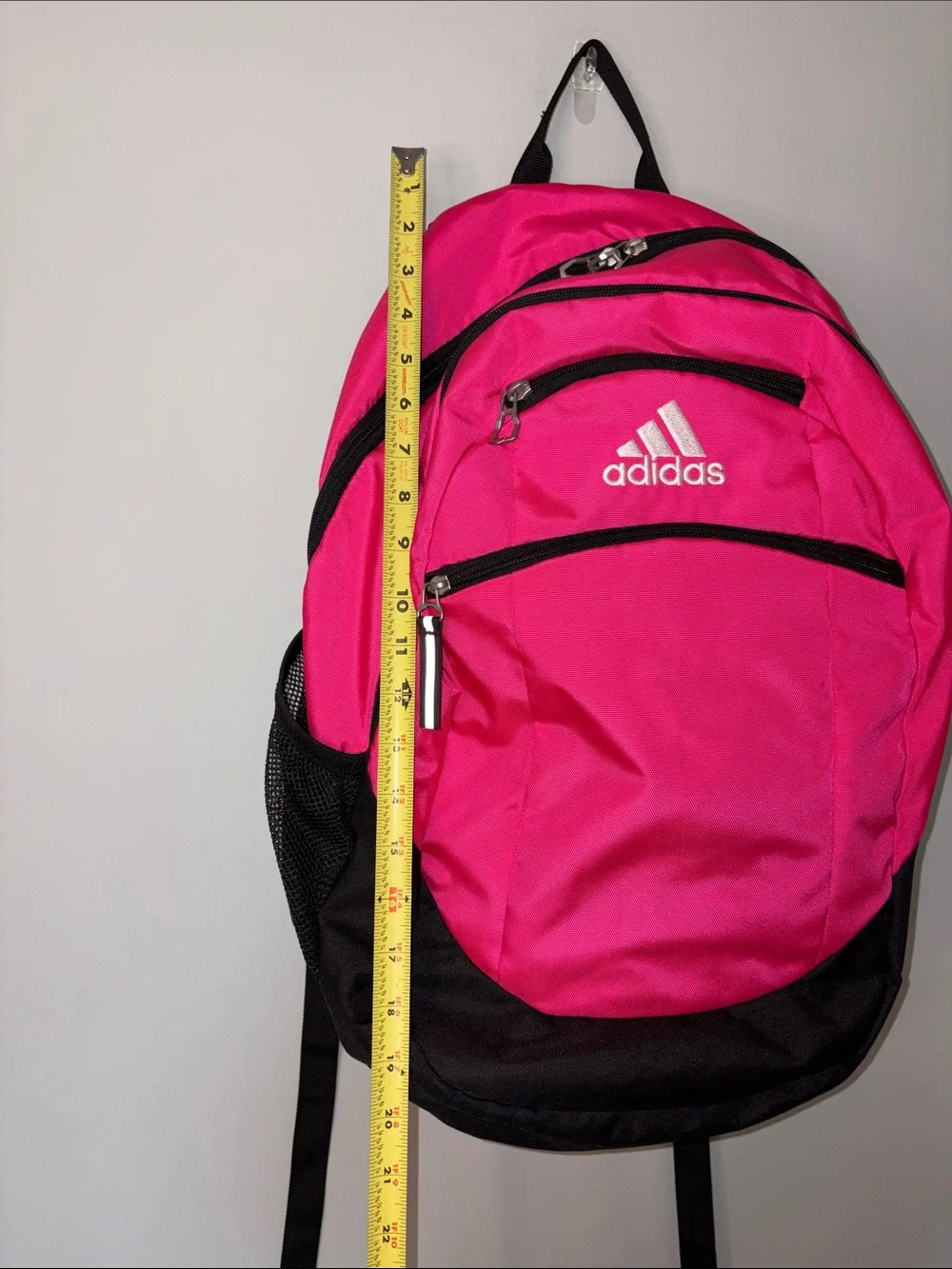adidas Hot Pink and Black Everyday Backpack